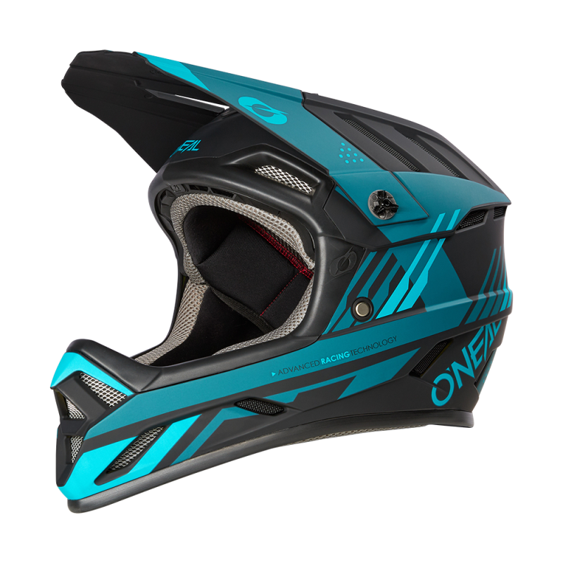 0500-751 Casco BACKFLIP STRIKE nero/verde acqua XS (53/54 cm)