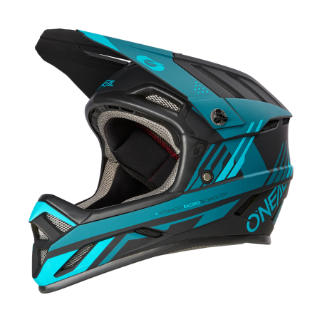 0500-751 Casco BACKFLIP STRIKE nero/verde acqua XS (53/54 cm)