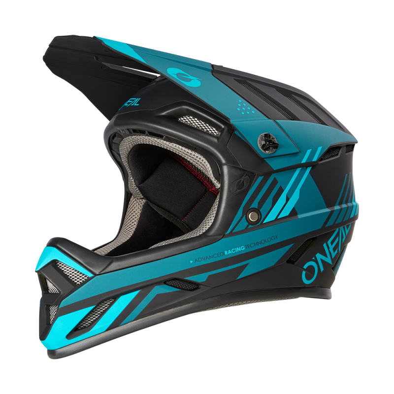 0500-755 Casco BACKFLIP STRIKE nero/verde acqua XL (61/62 cm)