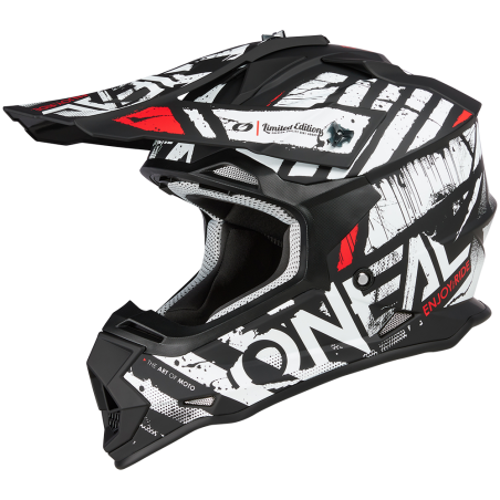 0200-164 Casco 2SRS GLITCH nero/bianco L (59/60 cm)