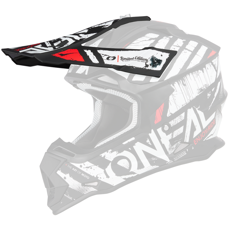 0200-160 Casco Visor 2SRS GLITCH nero/bianco
