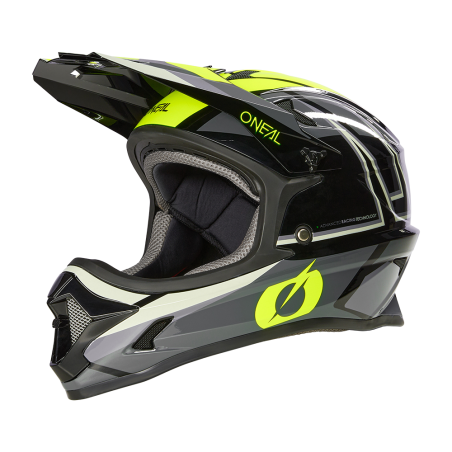 0481-065 Casco SONUS SPLIT nero/giallo neon XL (61/62 cm)