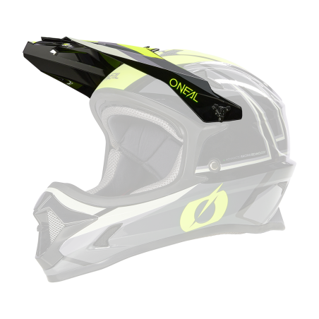 0481-060 Casco VISOR SONUS SPLIT nero/giallo neon