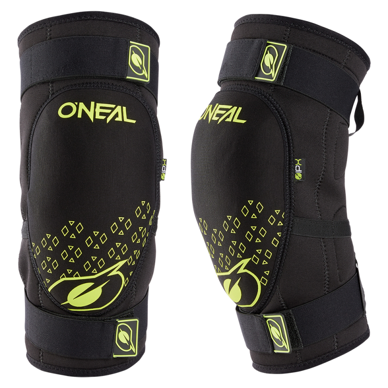 0277-034 Ginocchiera DIRT nera/giallo neon L