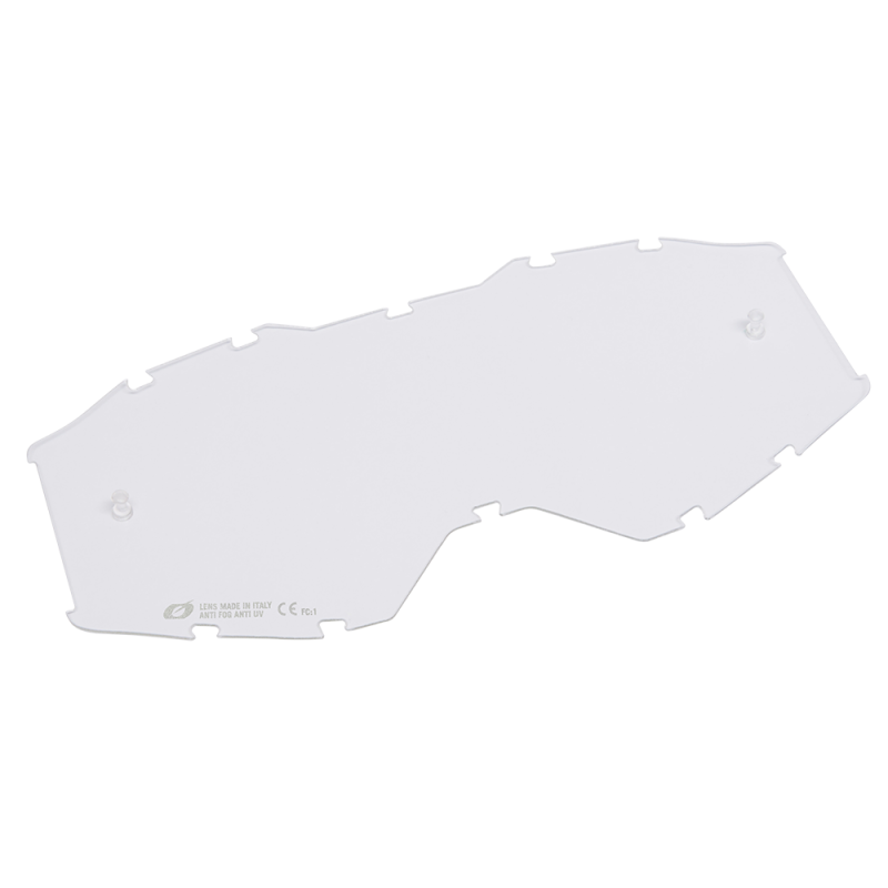 6029-911 Lente di ricambio per occhiali B-10 trasparente con perni a strappo