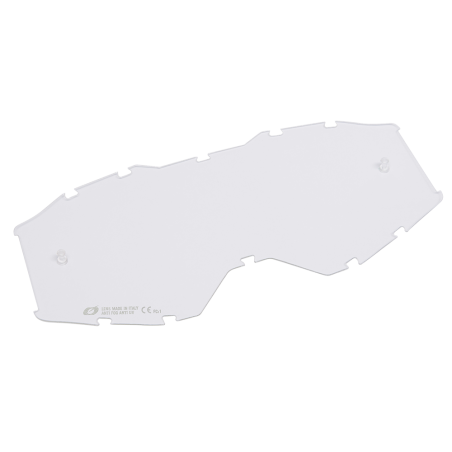 6029-911 Lente di ricambio per occhiali B-10 trasparente con perni a strappo