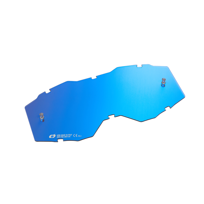 6029-924 Lente di ricambio per occhiali da sole B-10 Youth blu radio con perni a strappo