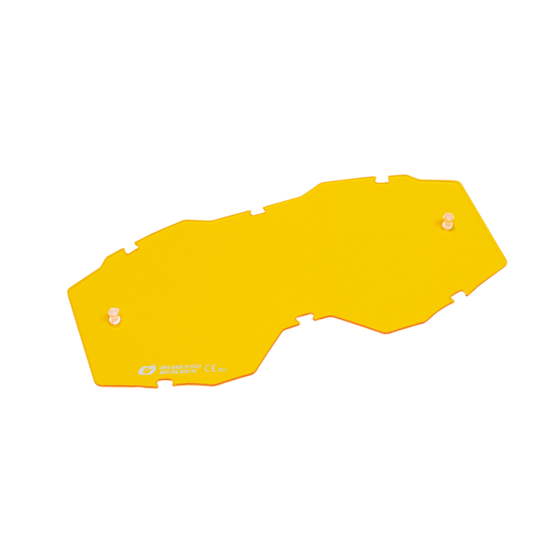 6029-925 Lente di ricambio per occhiali da sole B-10 Youth gialla con perni a strappo