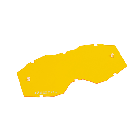 6029-925 Lente di ricambio per occhiali da sole B-10 Youth gialla con perni a strappo