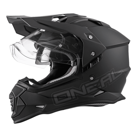 0818-524 Casco SIERRA FLAT nero L (59/60 cm)