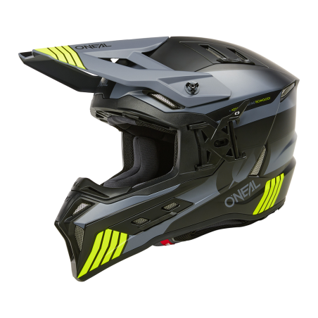 EXSRS-206 Casco EX-SRS HITCH nero/grigio/giallo neon XXL (63/64 cm)