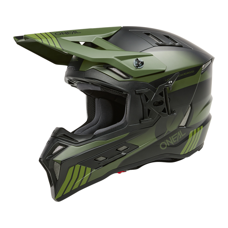 EXSRS-225 Casco EX-SRS HITCH nero/oliva XL (61/62 cm)