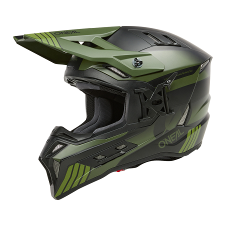EXSRS-226 Casco EX-SRS HITCH nero/oliva XXL (63/64 cm)
