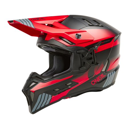 EXSRS-231 Casco EX-SRS HITCH nero/grigio/rosso XS (53/54 cm)
