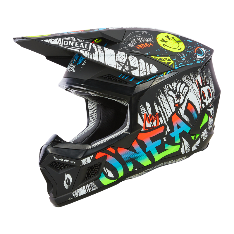 0625-304 Casco 3SRS Youth RANCID nero/bianco L (53/54 cm)