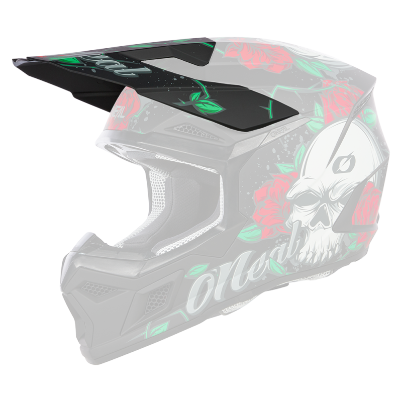0625-120 Casco Visor 3SRS Youth MELANCIA nero/multicolore