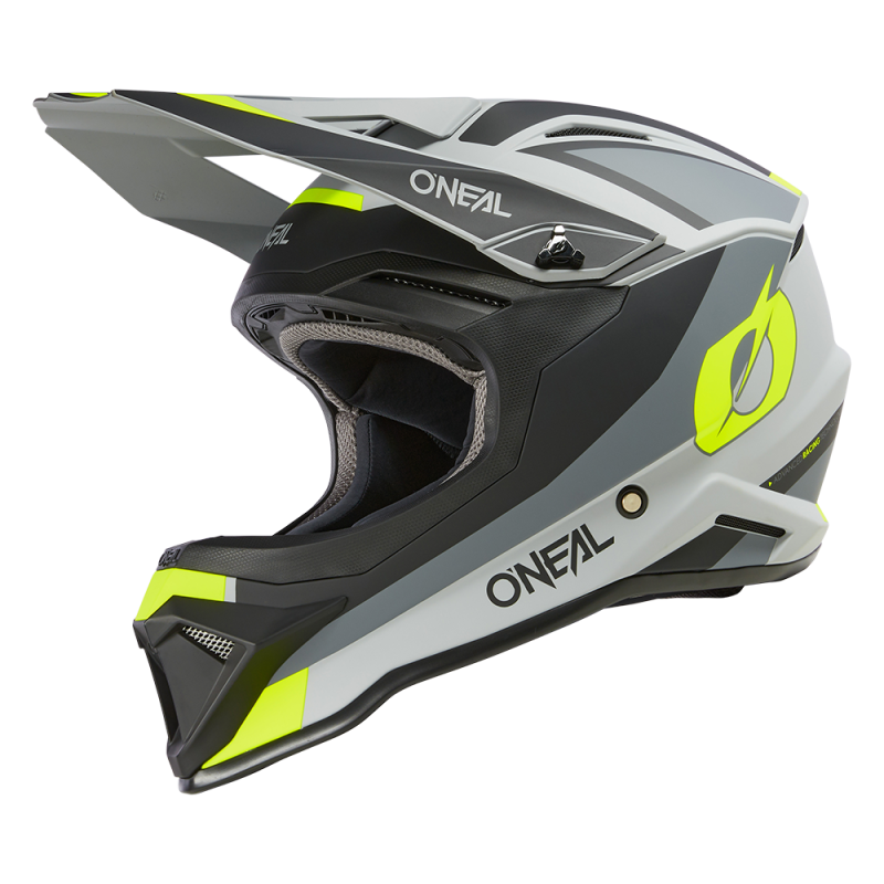 0634-322 Casco 1SRS STREAM nero/giallo neon S (55/56 cm)
