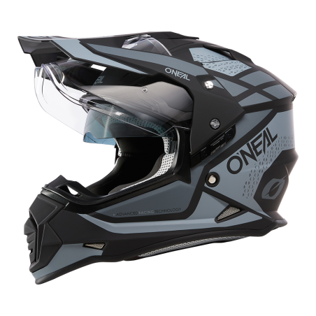 0818-082 Casco SIERRA R nero/grigio S (55/56 cm)