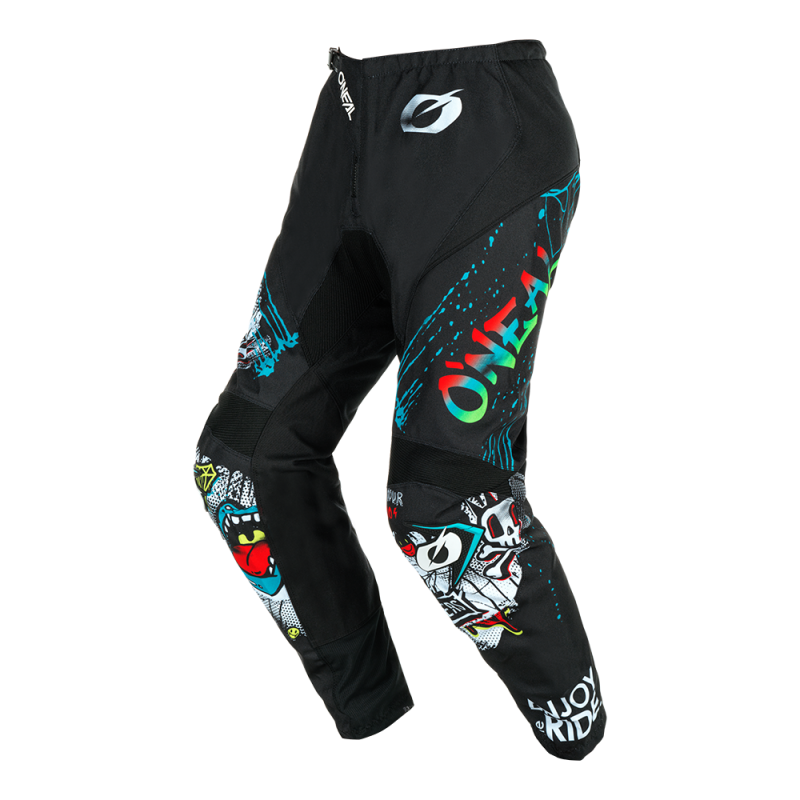 E023-4132 Pantaloni ELEMENT RANCID nero/bianco 32/48