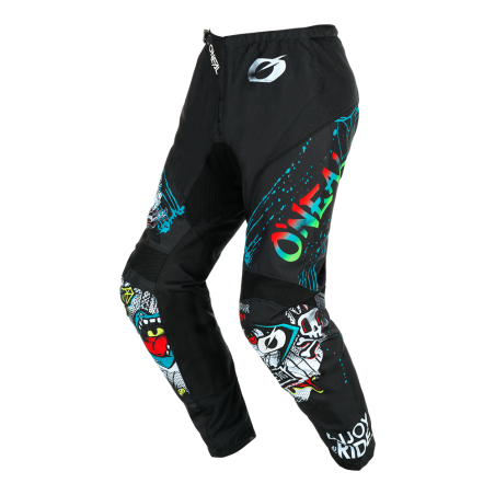 E023-4138 Pantaloni ELEMENT RANCID nero/bianco 38/54