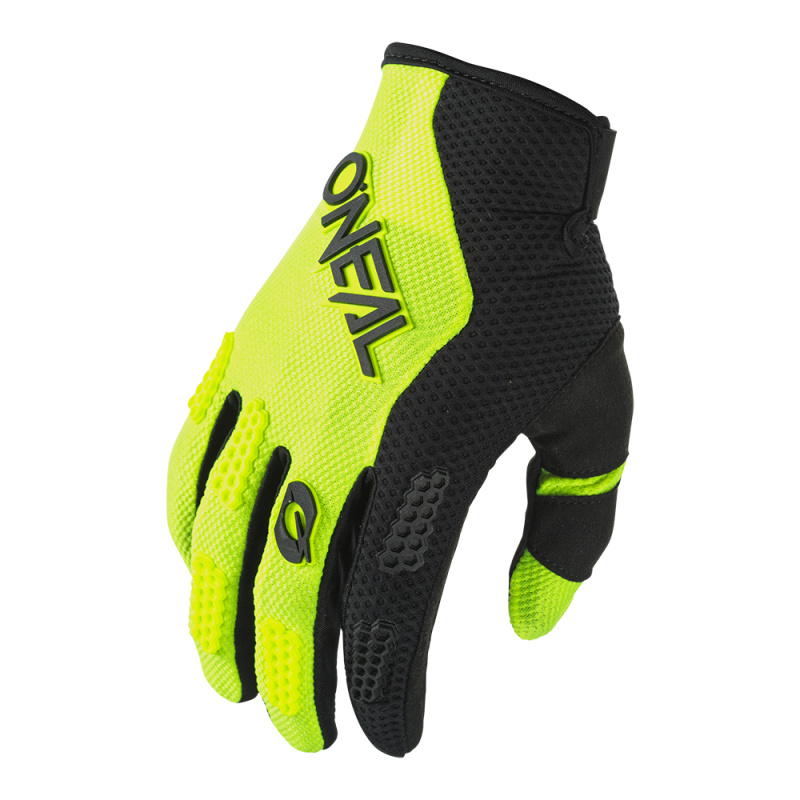 E032-412 Guanto ELEMENT RACEWEAR nero/giallo neon XXL/11