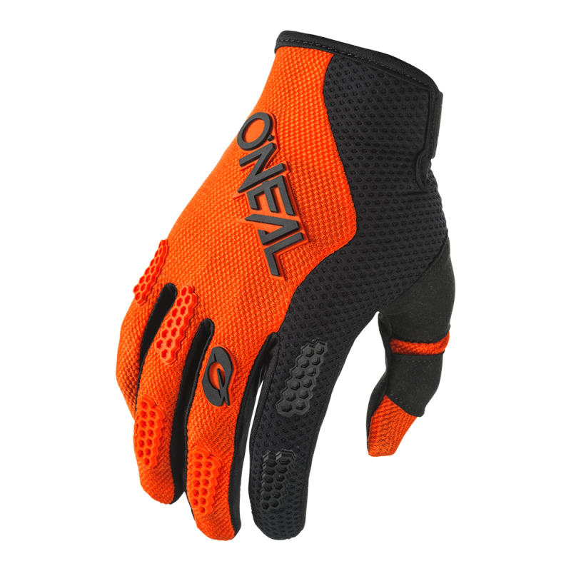 E032-501 Guanto da ragazzo ELEMENT RACEWEAR nero/arancione XS/1-2