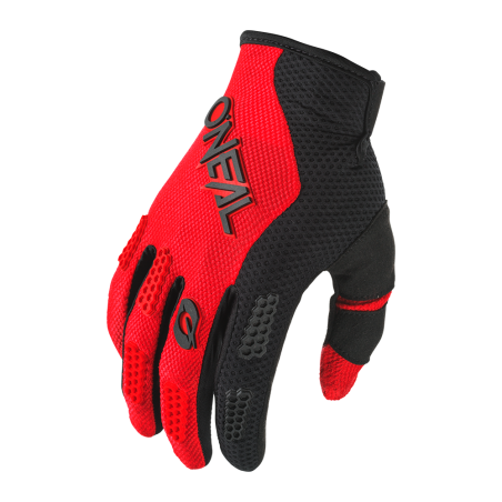 E032-301 Guanto da ragazzo ELEMENT RACEWEAR nero/rosso XS/1-2