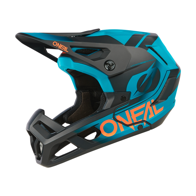 0541-224 Casco SL1 STRIKE nero/verde acqua L (59/60 cm)