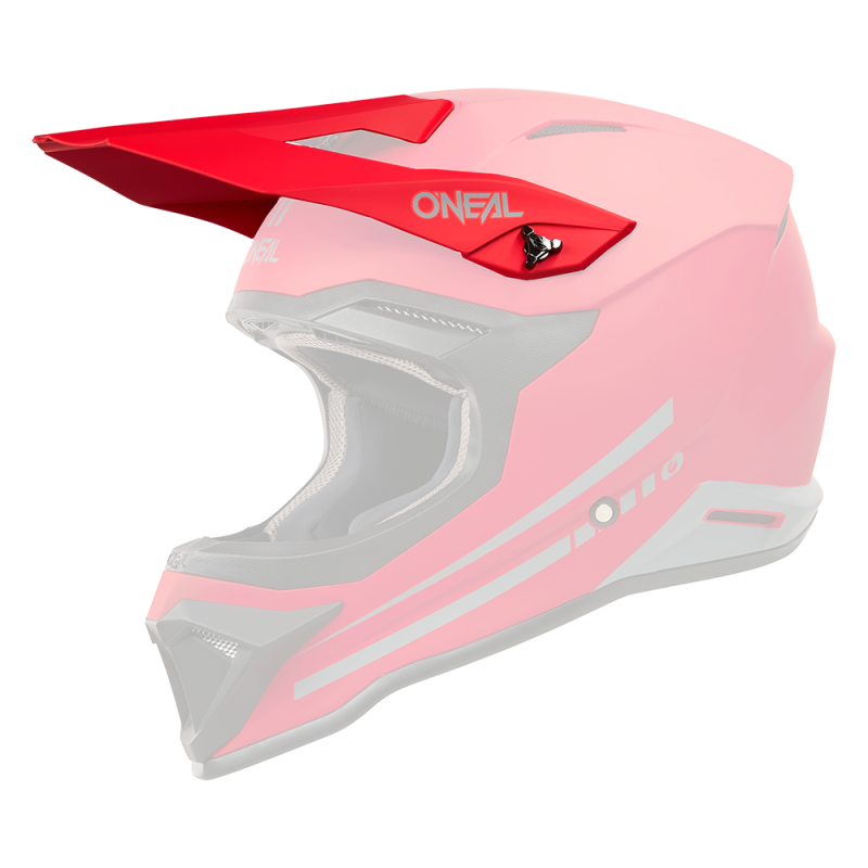 0634-240 Casco Visor 1SRS SOLID rosso