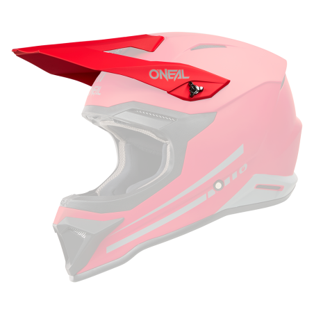 0634-240 Casco Visor 1SRS SOLID rosso