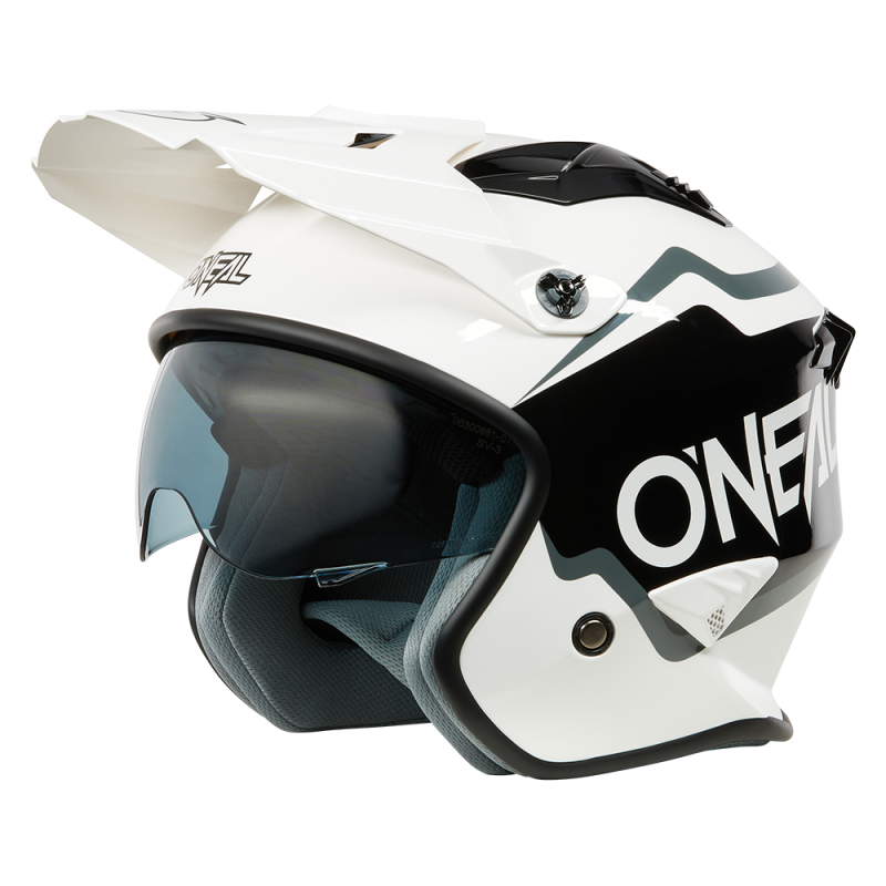 0635-073 Casco VOLT CORP bianco/nero M (57/58 cm)