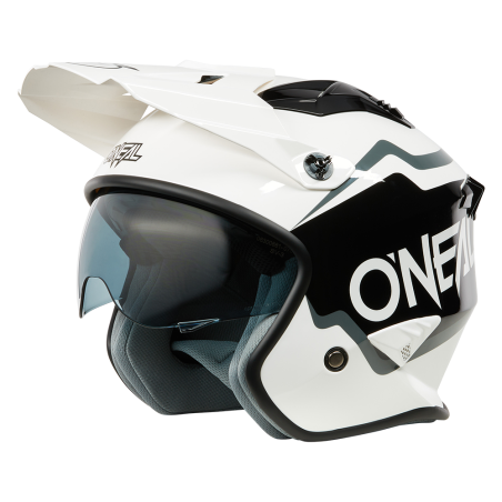 0635-073 Casco VOLT CORP bianco/nero M (57/58 cm)