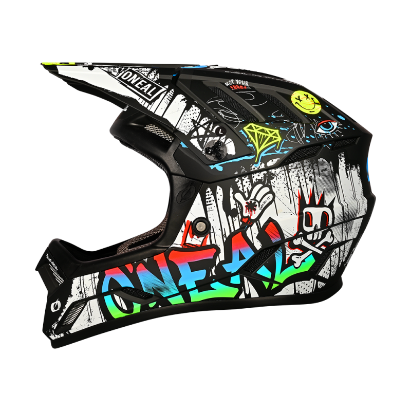 0500-294 Casco BACKFLIP RANCID nero/bianco L (59/60 cm)