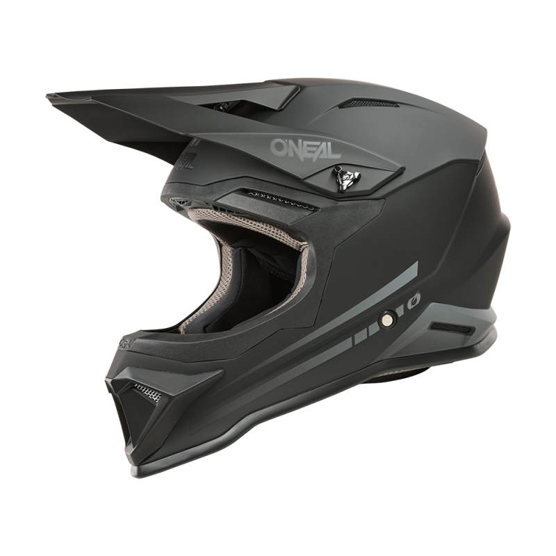 0634-255 Casco 1SRS Youth SOLID nero XL (51/52 cm)