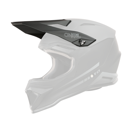 0634-250 Casco Visor 1SRS Youth SOLID nero