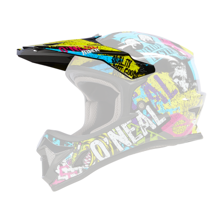 0481-120 Visiera SONUS Casco da ragazzo RIOT multi