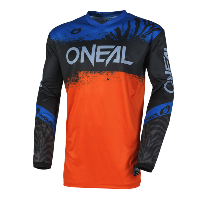 E006-135 Maglia ELEMENT SHOCKER nera/arancione XL