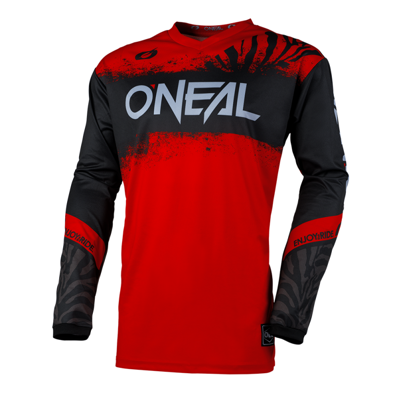 E006-116 Maglia ELEMENT SHOCKER nera/rossa XXL