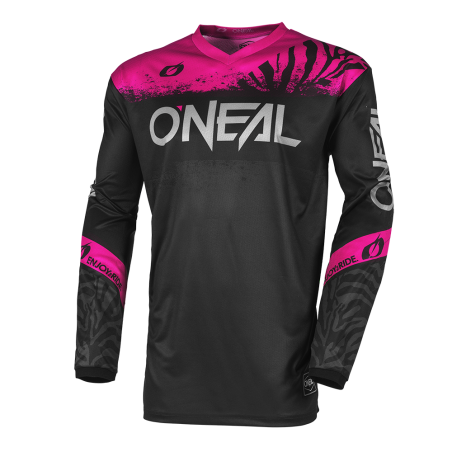 E006-716 Maglia da donna ELEMENT SHOCKER nera/rosa XXL