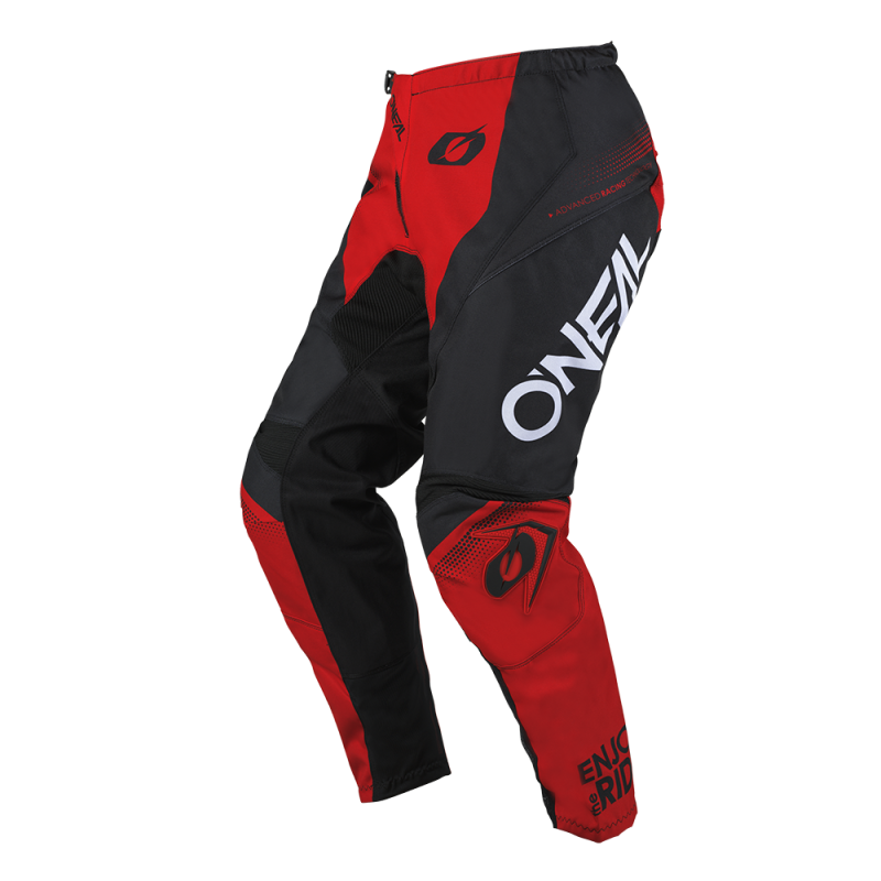 E024-0140 Pantaloni ELEMENT RACEWEAR nero/rosso 40/56
