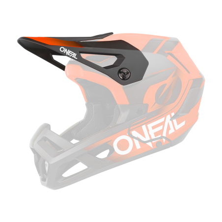 0541-210 Casco Visor SL1 STRIKE nero/rosso