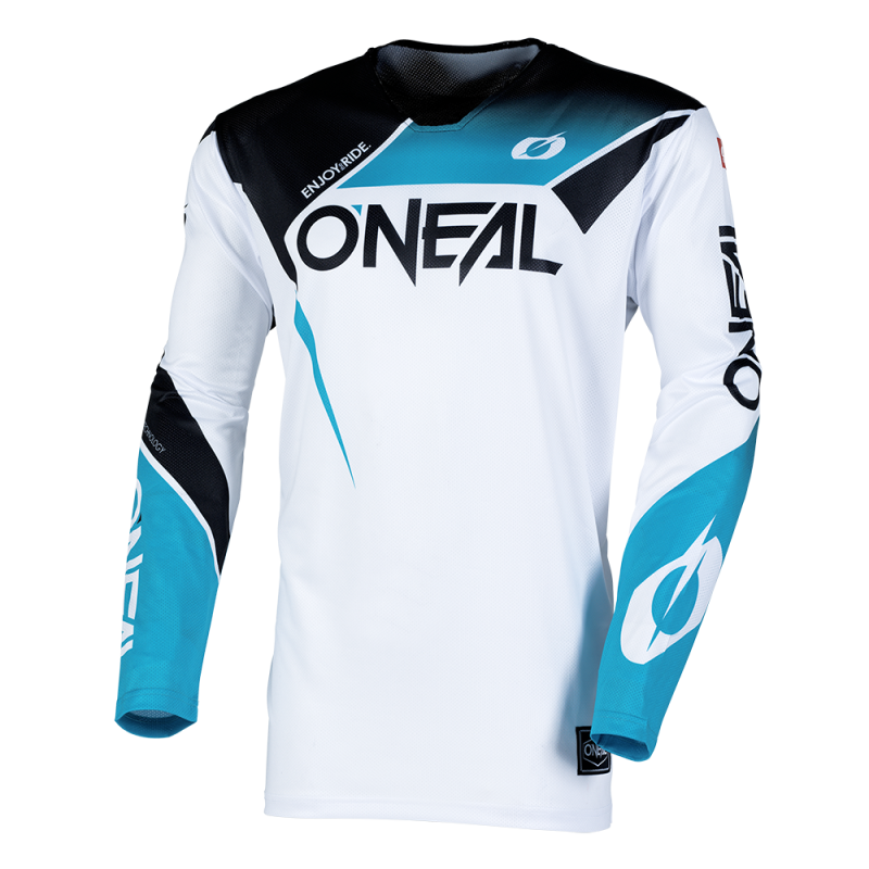 H006-202 Maglia HARDWEAR AIR SLAM nera/verde acqua S