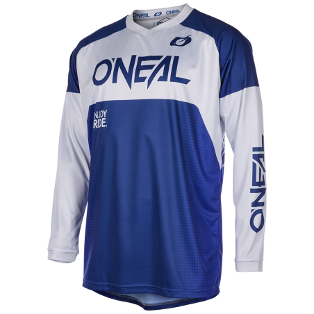 R001-223 Maglia MATRIX RIDEWEAR blu/grigio M