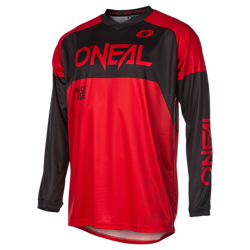 R001-243 Maglia MATRIX RIDEWEAR rossa/nera M