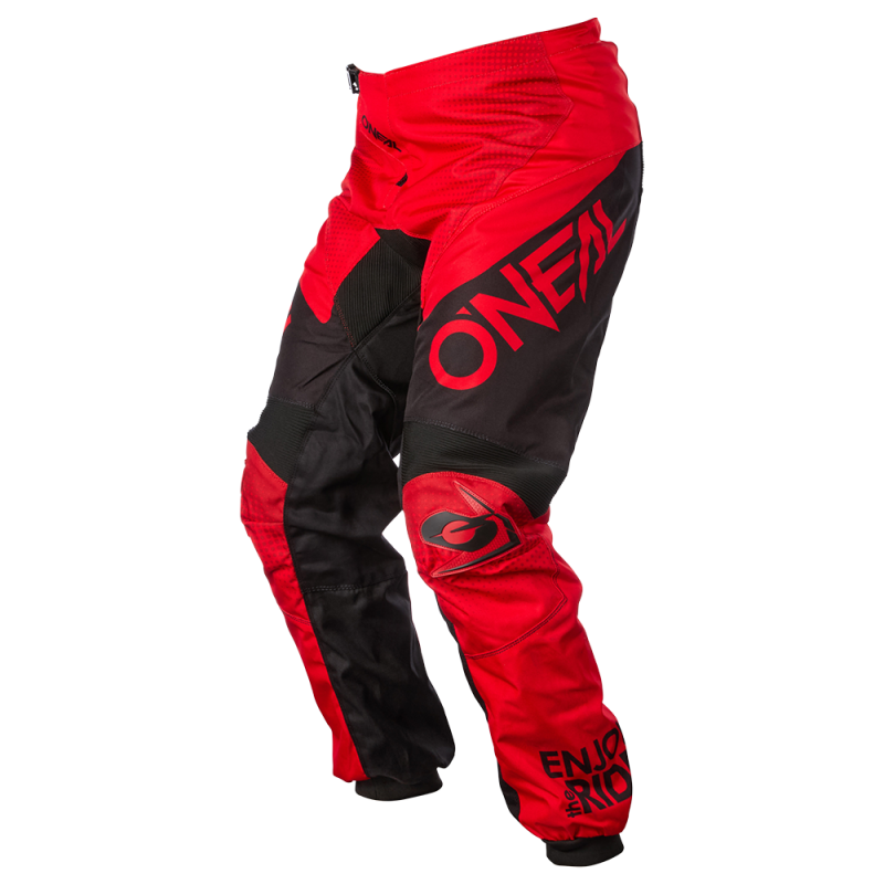 R010-2432 Pantaloni MATRIX RIDEWEAR rosso/nero 32/48