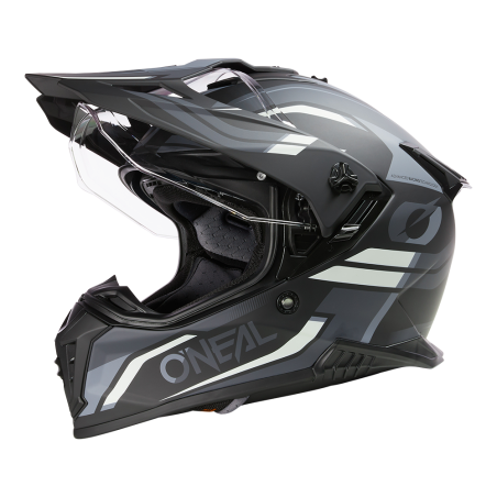 ASRS-125 Casco A-SRS SPIKE nero/grigio/bianco XL (61/62 cm)