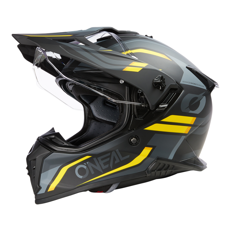 ASRS-113 Casco A-SRS SPIKE nero/grigio/giallo M (57/58 cm)