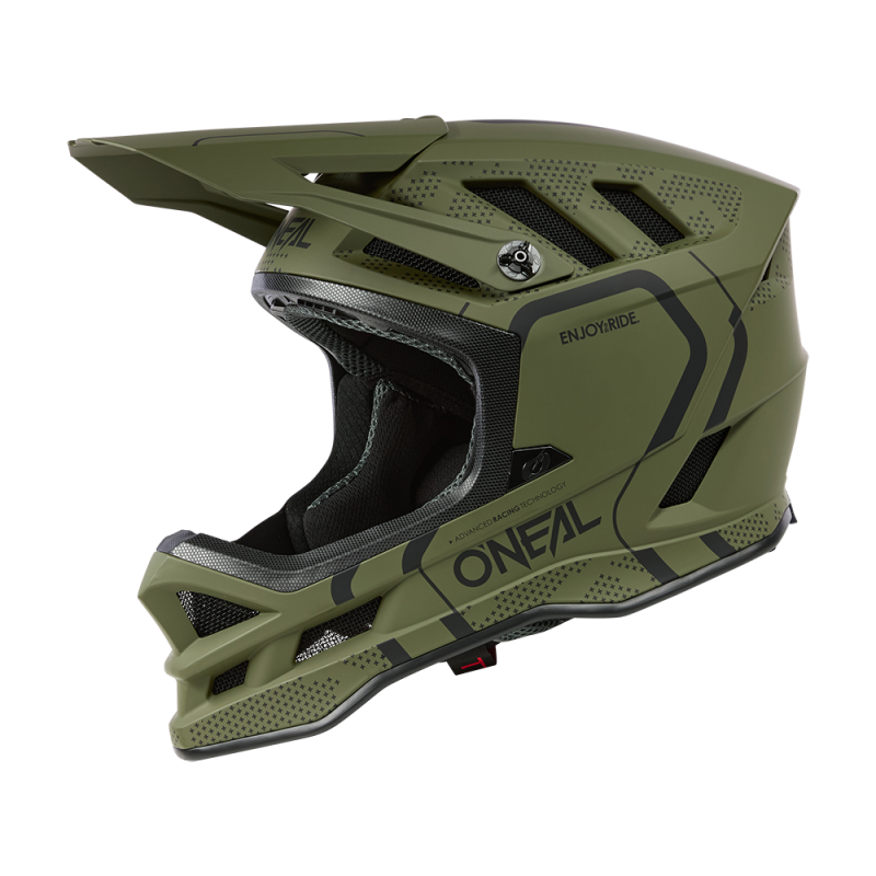 0453-072 Casco BLADE Polyacrylite STRIKE oliva/nero S (55/56 cm)