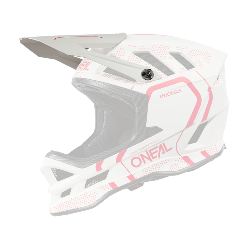 0453-060 Visiera BLADE Polyacrylite Casco STRIKE bianco/rosso