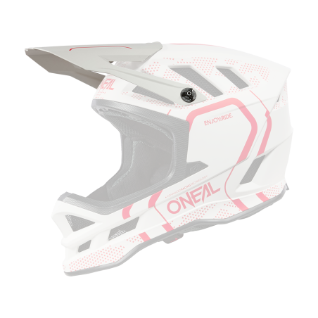 0453-060 Visiera BLADE Polyacrylite Casco STRIKE bianco/rosso